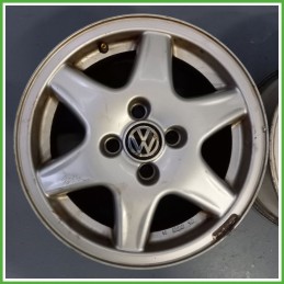 Cerchio Singolo in Lega VOLKSWAGEN POLO 3a Serie (dal 11/1994 al 09/2001) 14 pollici 14" 6.0J 4x100 ET 38 originale usato al pz