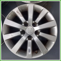 Cerchi in Lega HONDA CIVIC 7a Serie (dal 03/2001 al 12/2005) 16 pollici 16" 6.5J 5x100 ET 45 4pz originali usati