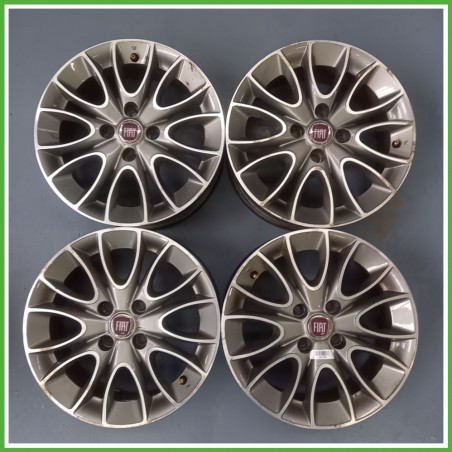 Cerchi in Lega FIAT PUNTO (6U) (dal 01/2013) 15 pollici 15" 6.0J 4x100 ET 43 4pz originali usati