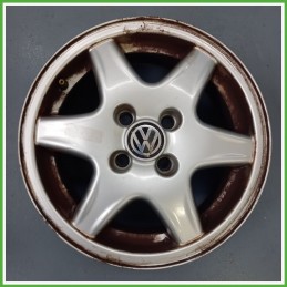Cerchio Singolo in Lega VOLKSWAGEN POLO 3a Serie (dal 11/1994 al 09/2001) 14 pollici 14" 6.0J 4x100 ET 38 originale usato al pz