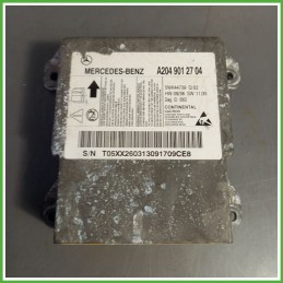 Centralina Airbag CONTINENTAL 5WK44739 MERCEDES-BENZ Classe C W/S204 CDI A204901270405 2007 2011