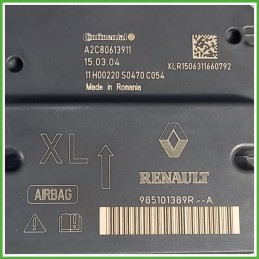 Centralina Airbag CONTINENTAL A2C80613911 RENAULT CLIO 4a Serie 1.5 dCi 985103419R 2012 2016