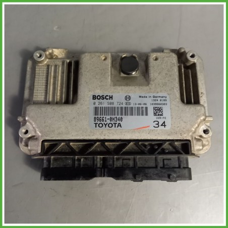 Centralina Motore Iniezione ECU BOSCH 0261S08724 TOYOTA AYGO 1a Serie 1.0 12V 50kw 896610H340 2005 2014