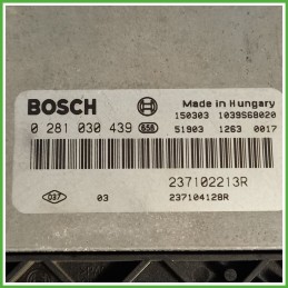 Centralina Motore Iniezione ECU BOSCH 0281030439 RENAULT CLIO 4a Serie 1.5 dCi 55kw 237103737R 2012 2016