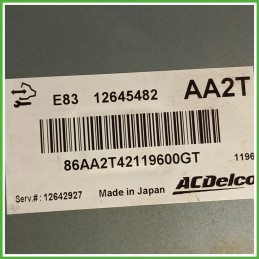 Centralina Motore Iniezione ECU ACDELCO 86AA2T42119600GT CHEVROLET (DAEWOO) AVEO T300 1.2 63kw 12642927 2011