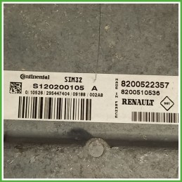 Centralina Motore Iniezione ECU CONTINENTAL SIM32 RENAULT CLIO 3a Serie 1.2 16V 55kw 8200522357 2005 2009