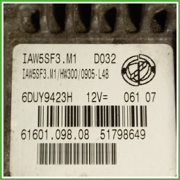 Centralina Motore Iniezione ECU MAGNETI MARELLI IAW5SF3.M1 FIAT GRANDE PUNTO 2Y 1.2 48kw 51798649 2005 2008