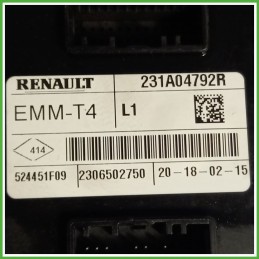 Centralina Confort Abitacolo RENAULT 524451F09 RENAULT CLIO 4a Serie 1.5 dCi 231A04792R 2012 2016