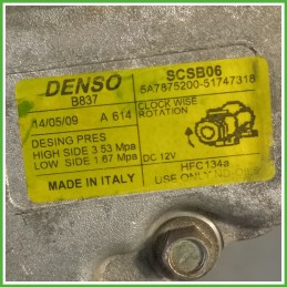 Compressore Clima AC Aria Condizionata DENSO 5A7875200 FIAT BRAVO 3L 71797201
