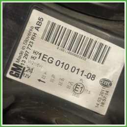 Faro Fanale Proiettore Anteriore Destro DX OPEL ASTRA P10 13253647 Usato