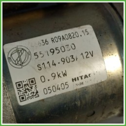 Motorino Avviamento HITACHI 050405 FIAT SEICENTO 1E 51890633