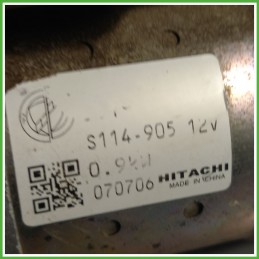 Motorino Avviamento HITACHI S114-905 FIAT GRANDE PUNTO 2Y 51890631
