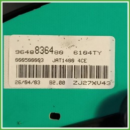 Quadro strumenti contachilometri tachimetro PEUGEOT 9648836480 PEUGEOT 206 1.1 6106EW