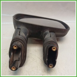 Specchio Specchietto Retrovisore Sinistro SX BIANCO FIAT DOBLO CARGO 1W 2000 2003 MAGNETI MARELLI 0158100 Originale Usato