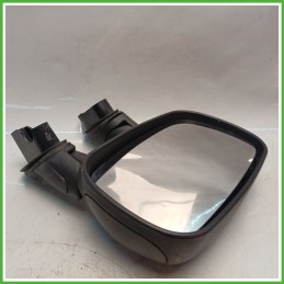 Specchio Specchietto Retrovisore Destro DX BIANCO FIAT DOBLO CARGO 1W 2000 2003 MAGNETI MARELLI 015099 Originale Usato