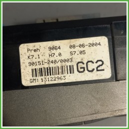 Comandi Clima AC Riscaldamento Condizionatore 90151240 OPEL ASTRA A04 1.6 16V 13122963 2004 2011