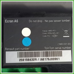 Display Navigatore RENAULT CLIO 3a Serie 1.2 16V 259156432R 2005 2009