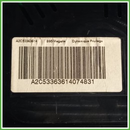 Quadro strumenti contachilometri tachimetro VDO A2C53363614 RENAULT MEGANE 3a Serie 1.5 dCi 248104378R