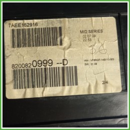 Quadro strumenti contachilometri tachimetro VISTEON 8200820999 RENAULT CLIO 3a Serie 1.2 16V 8201060305