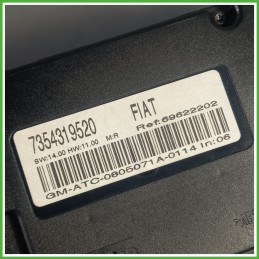 Comandi Clima AC Riscaldamento Condizionatore VALEO 69622202 FIAT CROMA 2T 1.9 8V 735431952 2007 2011