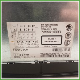 Autoradio FIAT PUNTO EVO 3J 1.4 735597878 2009 2013 DELPHI F199FL