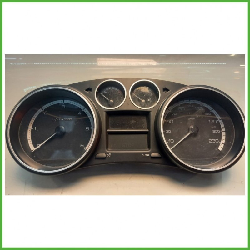 Quadro strumenti contachilometri tachimetro 503001550325 PEUGEOT 308 1.6 8V 9806132880