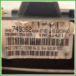 Quadro strumenti contachilometri tachimetro 503001550325 PEUGEOT 308 1.6 8V 9806132880