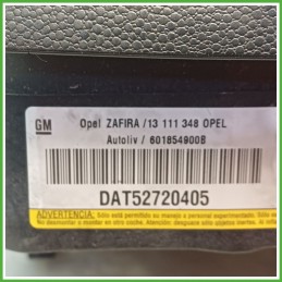 Airbag Guidatore Sinistro SX OPEL ZAFIRA A05 1.9 16V 13382222 2005 2010 AUTOLIV 601854900B
