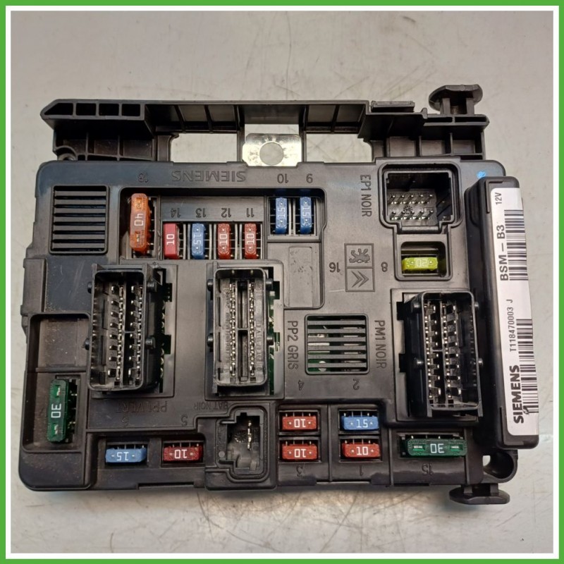 Body Computer Centralina Modulo BCM BSI SIEMENS T118470003 CITROEN C3 2a Serie 1.1 9643498880 2005 2010