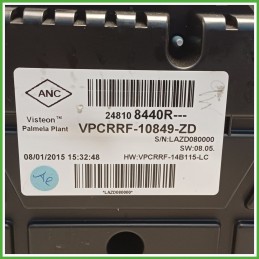 Quadro strumenti contachilometri tachimetro VISTEON VPCRRF-10849-ZD RENAULT CLIO 4a Serie 1.5 dCi 248100383R