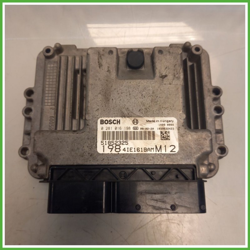 Centralina Motore Iniezione ECU BOSCH 0281016198 FIAT BRAVO 3L 1.6 88kw 51871187 2007 2010