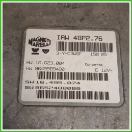 Centralina Motore Iniezione ECU MAGNETI MARELLI IAW48P2.76 PEUGEOT 206 1.1 44kw 1929RC 1998 2009