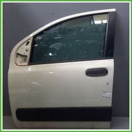 Porta Portiera Sportello Anteriore Sinistra SX BIANCO PASTELLO VR-223/B FIAT PANDA 33 Berlina 2011 2017 Originale Usato