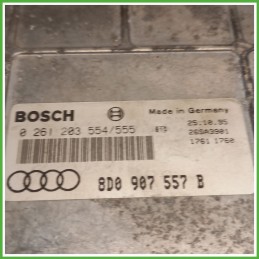 Centralina Motore Iniezione ECU BOSCH 0261203554/555 AUDI A4 8D 1.6 74kw 3B0907557E 1994 2000
