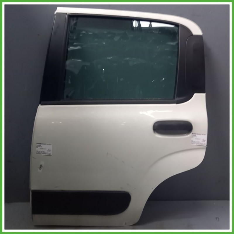 Porta Portiera Sportello Posteriore Sinistra SX BIANCO PASTELLO VR-223/B FIAT PANDA 33 Berlina 2011 2017 Originale Usato