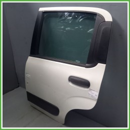 Porta Portiera Sportello Posteriore Sinistra SX BIANCO PASTELLO VR-223/B FIAT PANDA 33 Berlina 2011 2017 Originale Usato