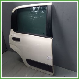 Porta Portiera Sportello Posteriore Destra DX BIANCO PASTELLO VR-223/B FIAT PANDA 33 Berlina 2011 2017 Originale Usato