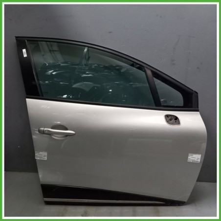 Porta Portiera Sportello Anteriore Destra DX GRIGIO CHIARO RENAULT CLIO 4a Serie Station Wagon 2012 2016 Originale Usato