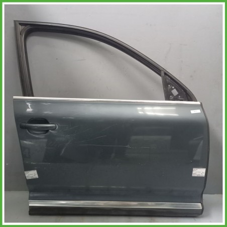 Porta Portiera Sportello Anteriore Destra DX GRIGIO SCURO VOLKSWAGEN TOUAREG 7L SUV 2002 2010 Originale Usato