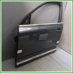 Porta Portiera Sportello Anteriore Sinistra SX GRIGIO SCURO VOLKSWAGEN TOUAREG 7L SUV 2002 2010 Originale Usato