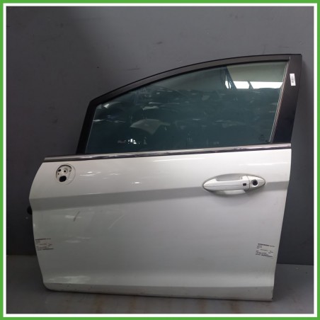 Porta Portiera Sportello Anteriore Sinistra SX BIANCO FROZEN WHITE FORD FIESTA CB1 Berlina 2008 2013 Originale Usato