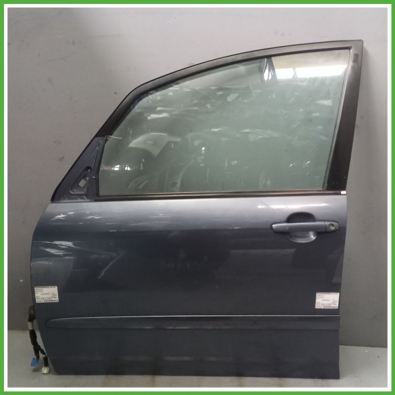 Porta Portiera Sportello Anteriore Sinistra SX GRIGIO/AZZURRO TOYOTA COROLLA VERSO Monovolume 2002 2004 Originale Usato