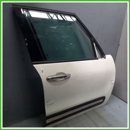 Porta Portiera Sportello Anteriore Destra DX BIANCO VR-268/A FIAT 500L 73 Monovolume 2012 2018 Originale Usato