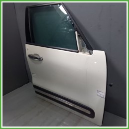 Porta Portiera Sportello Anteriore Destra DX BIANCO VR-268/A FIAT 500L 73 Monovolume 2012 2018 Originale Usato