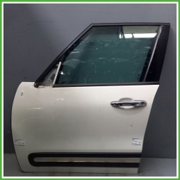 Porta Portiera Sportello Anteriore Sinistra SX BIANCO VR-268/A FIAT 500L 73 Monovolume 2012 2018 Originale Usato