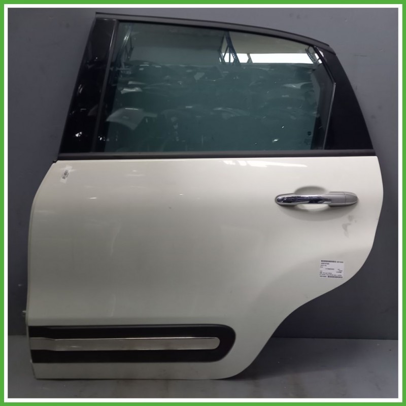 Porta Portiera Sportello Posteriore Sinistra SX BIANCO VR-268/A FIAT 500L 73 Monovolume 2012 2018 Originale Usato