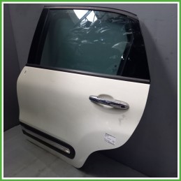 Porta Portiera Sportello Posteriore Sinistra SX BIANCO VR-268/A FIAT 500L 73 Monovolume 2012 2018 Originale Usato