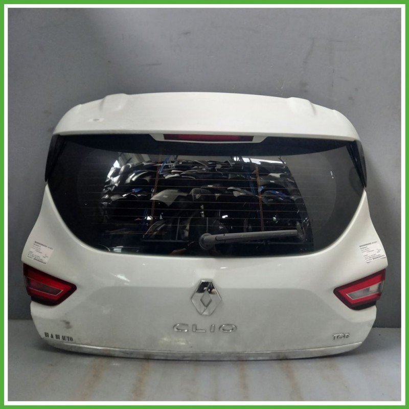 Portellone Bagagliaio Cofano Baule Posteriore RENAULT CLIO 4a Serie 2012 2016 BIANCO Berlina Originale Usato
