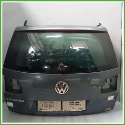 Portellone Bagagliaio Cofano Baule Posteriore VOLKSWAGEN TOUAREG 7L 2002 2010 GRIGIO SCURO SUV Originale Usato