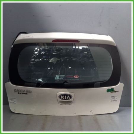 Portellone Bagagliaio Cofano Baule Posteriore KIA PICANTO 3a Serie 2011 2014 BIANCO CLEAR WHITE Berlina Originale Usato